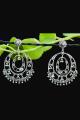 Ghazal Silver Filigree Oxidised Earrings